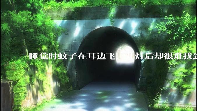 睡觉时蚊子在耳边飞，开灯后却很难找到，它藏在哪儿的可能性比较大？
